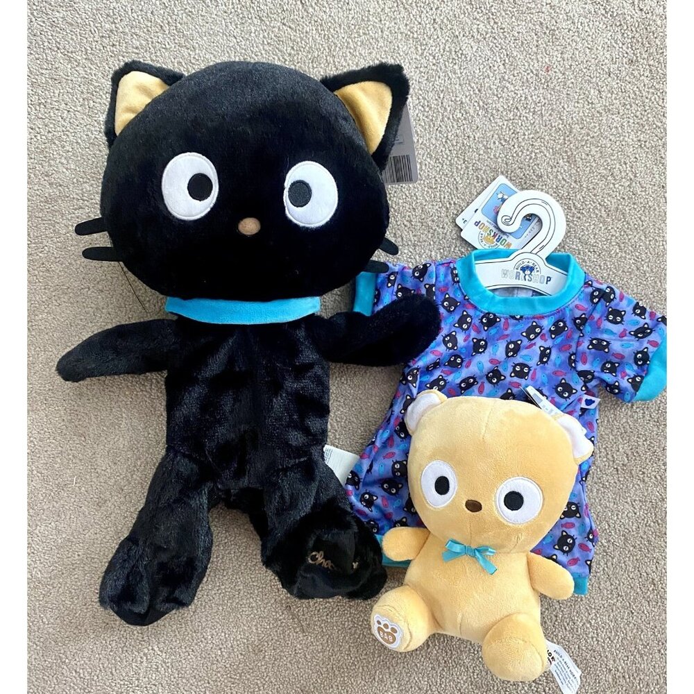 Chococat 2024 Build a Bear & Sleeper & Nutz Buddy Plush ✨ NWT Unstuffed Sanrio